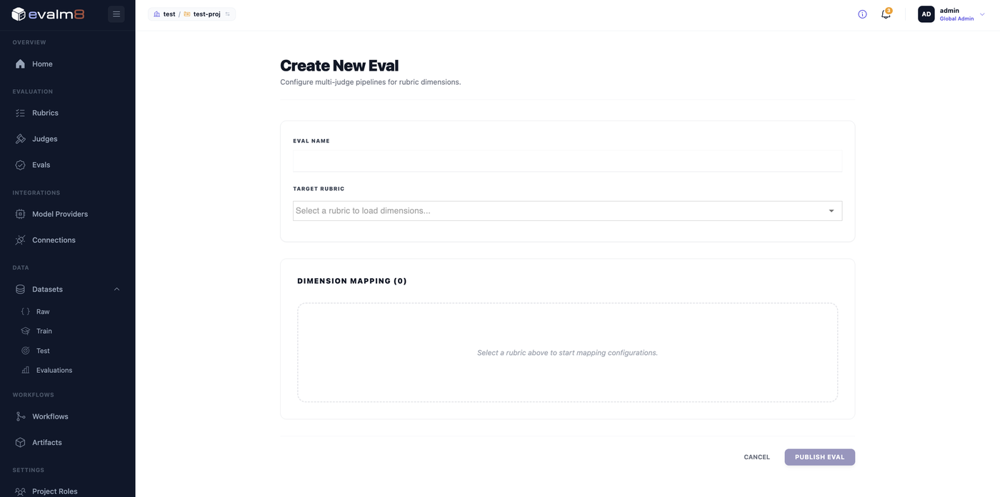 Eval builder